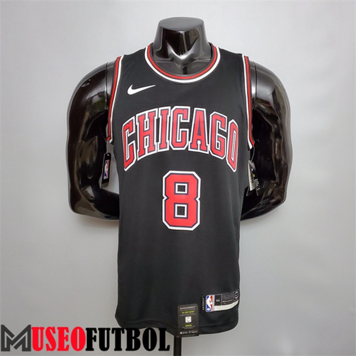 Camiseta Chicago Bulls (Lavine #8) Negro