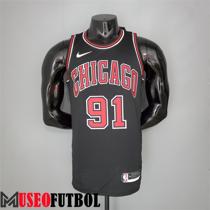 Camiseta Chicago Bulls (Rooman #91) Negro