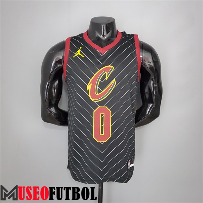 Camiseta Cleveland Cavaliers (Love #0) 2021 Negro Jordan Theme Limited Edition