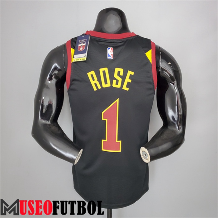 Camiseta Cleveland Cavaliers (Rosa #1) 2021 Negro Jordan Theme Limited Edition