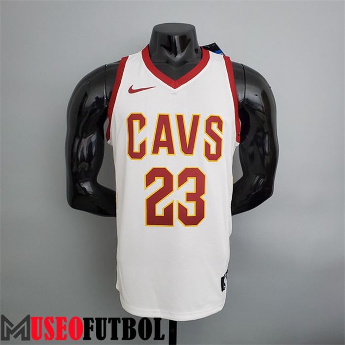 Camiseta Cleveland Cavaliers (James #23) Blanco