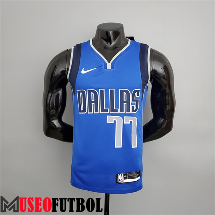 Camiseta Dallas Mavericks (Doncic #77) Azul