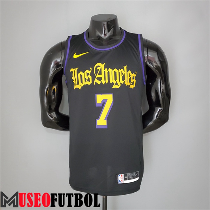 Camiseta Los Angeles Lakers (Anthony #7) 2021 Negro