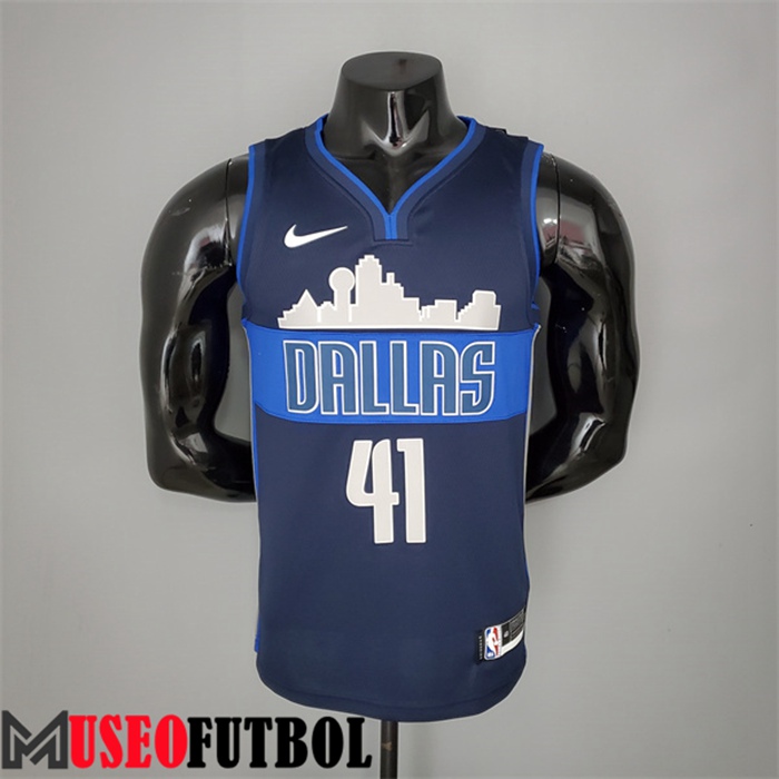 Camiseta Dallas Mavericks (Nowitzki #41) Iceberg Edition