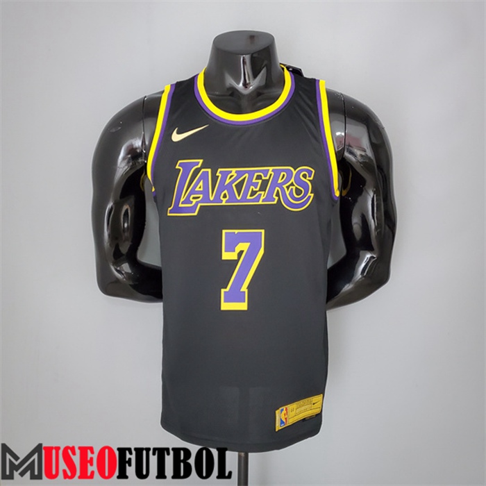 Camiseta Los Angeles Lakers (Anthony #7) 2021 Negro Bonus Edition