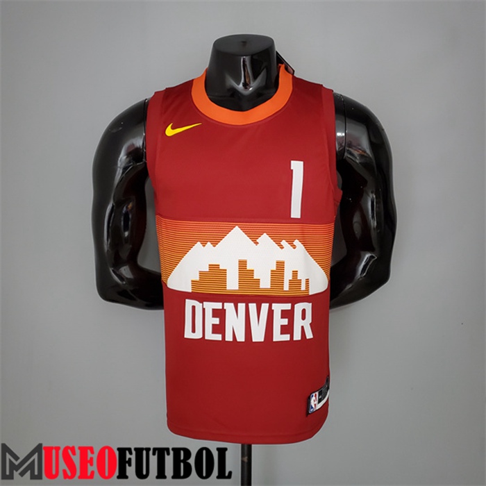 Camiseta Denver Nuggets (Porter Jr.#1) 2021 Rojo City Edition