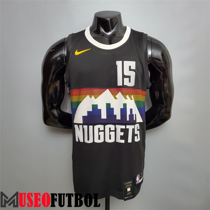 Camiseta Denver Nuggets (Jdkic #15) Negro City Edition