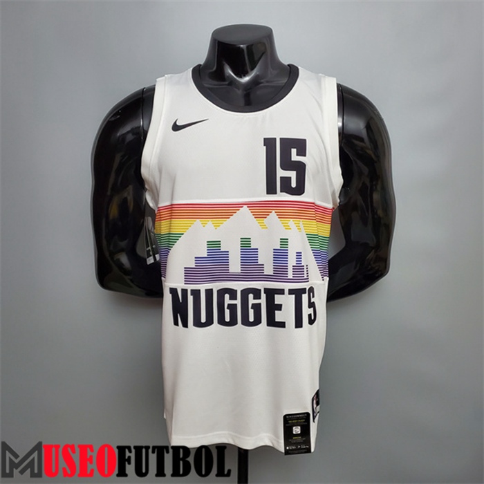 Camiseta Denver Nuggets (Jdkic #15) Blanco City Edition