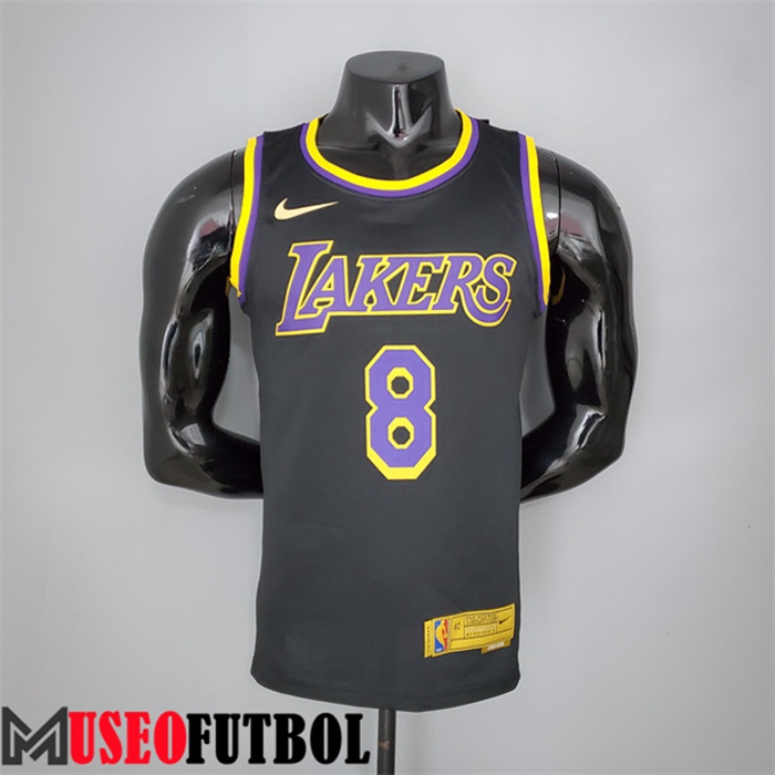 Camiseta Los Angeles Lakers (Bryant #8) 2021 Negro Bonus Edition