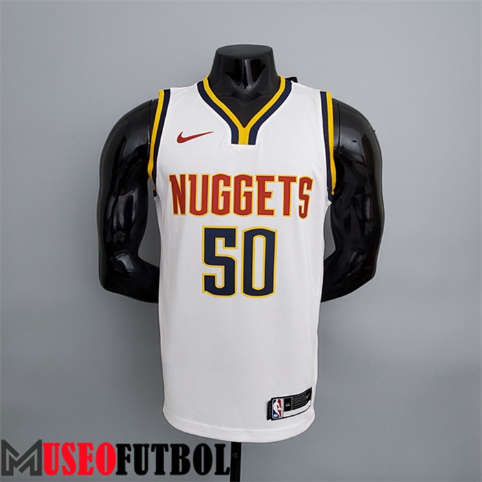 Camiseta Denver Nuggets (Gordon #50) Blanco Limited