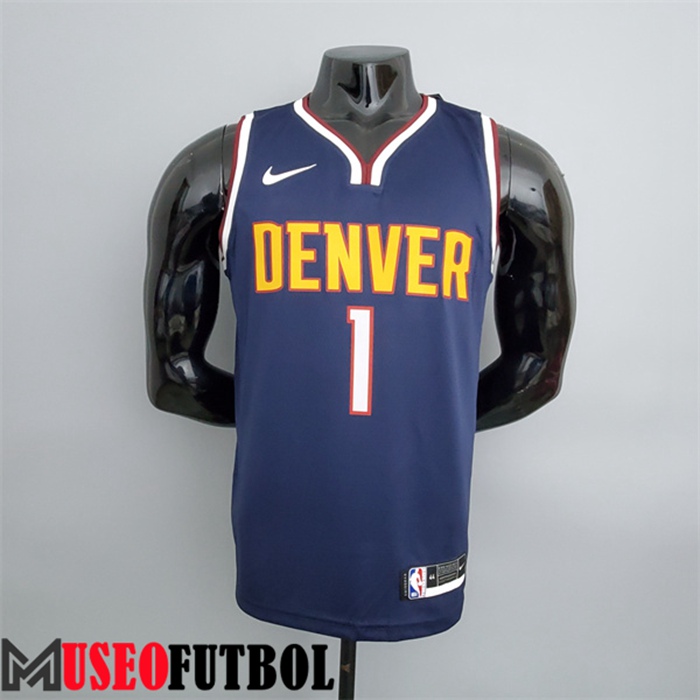 Camiseta Denver Nuggets (Porter jr.#1) Azul Marins