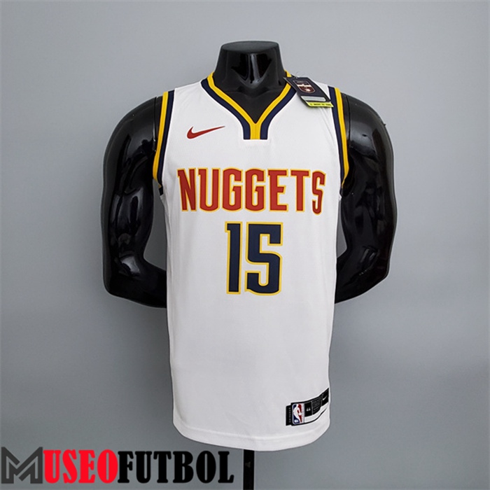 Camiseta Denver Nuggets (Jokic #15) Blanco Limited