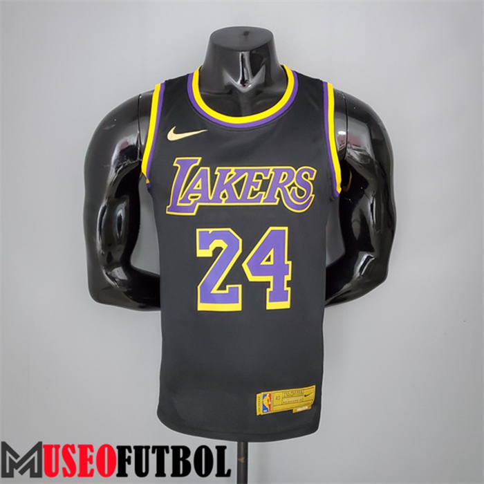 Camiseta Los Angeles Lakers (Bryant #24) 2021 Negro Bonus Edition