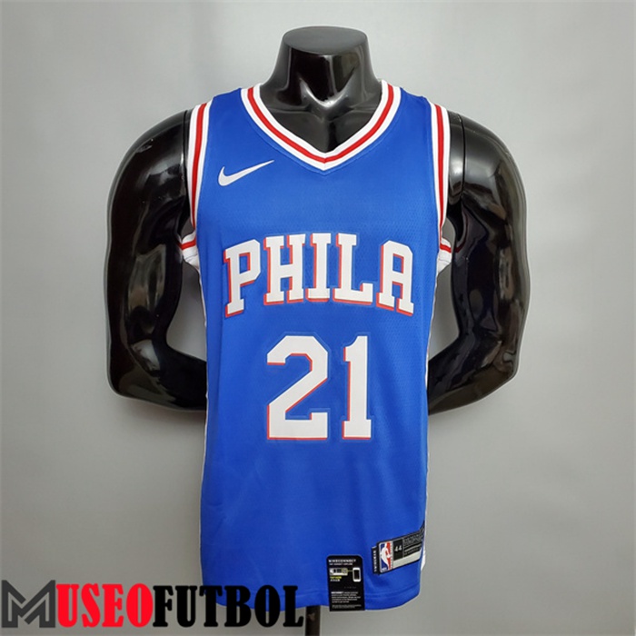 Camiseta Detroit Pistons (Embiid #21) Azul