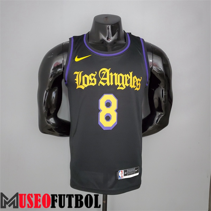 Camiseta Los Angeles Lakers (Bryant #8) 2021 Negro