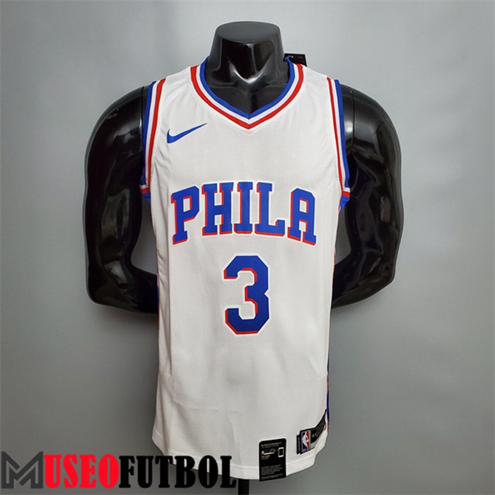 Camiseta Detroit Pistons (Iverson #3) Blanco