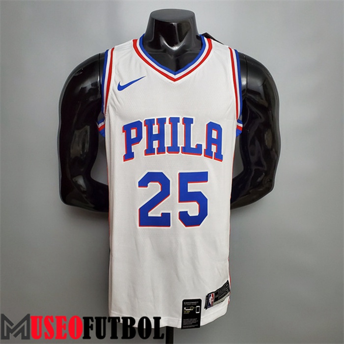 Camiseta Detroit Pistons (Simmons #25) Blanco