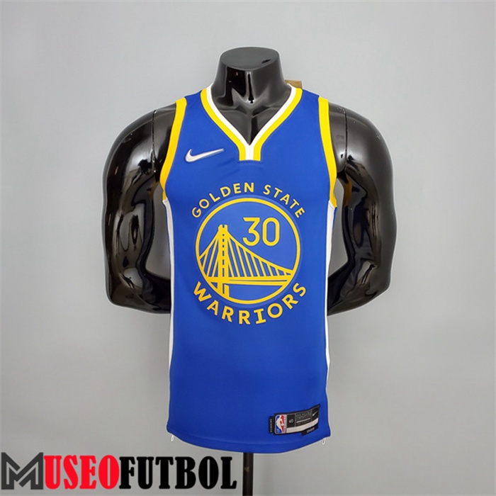 Camiseta Golden State Warriors (Curry #2974) Azul 75 Aniversario