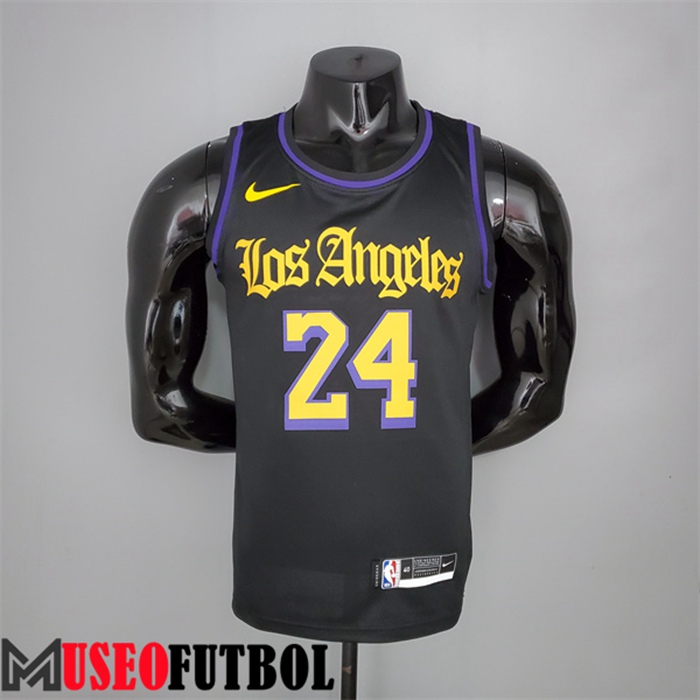 Camiseta Los Angeles Lakers (Bryant #24) 2021 Negro