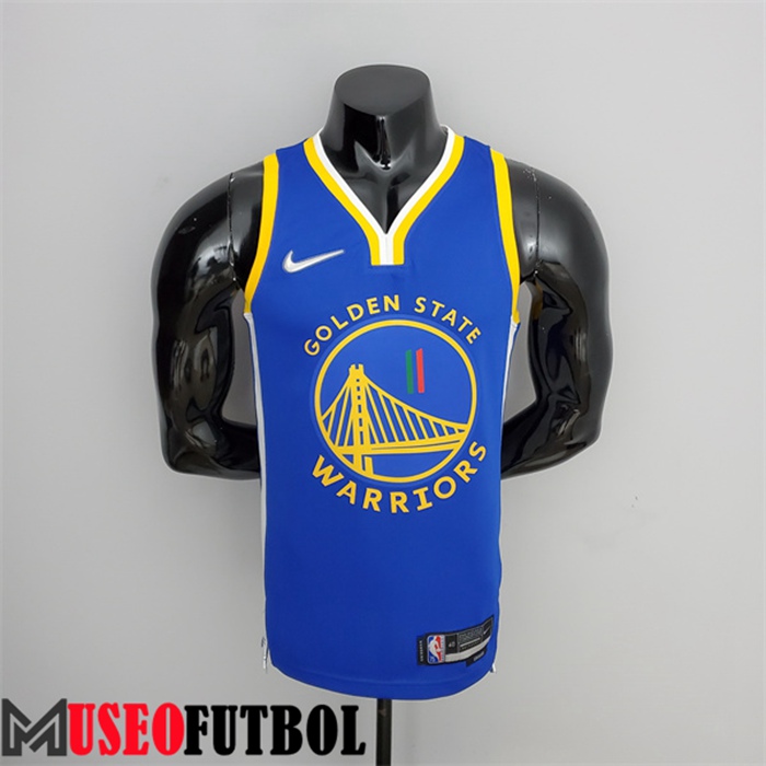 Camiseta Golden State Warriors (Thompson #11) Azul 75 Aniversario México Edition