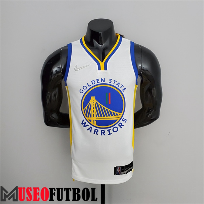 Camiseta Golden State Warriors (Thompson #11) Blanco 75 Aniversario México Edition