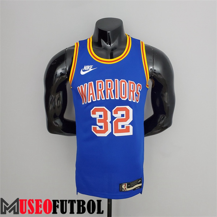 Camiseta Golden State Warriors (Porter jr.#32) Azul Retro 75 Aniversario