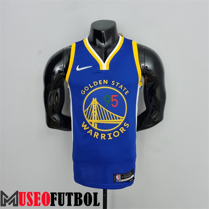 Camiseta Golden State Warriors (Toscano #95) Azul 75 Aniversario México Exclusive