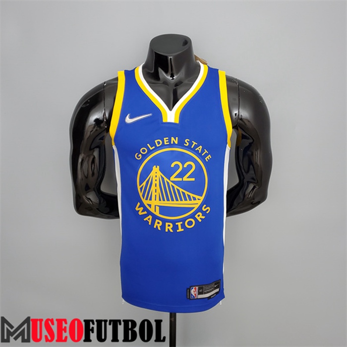 Camiseta Golden State Warriors (Wiggins #22) Azul 75 Aniversario