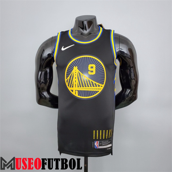 Camiseta Golden State Warriors (Iguodala #9) Negro 75 Aniversario City Edition