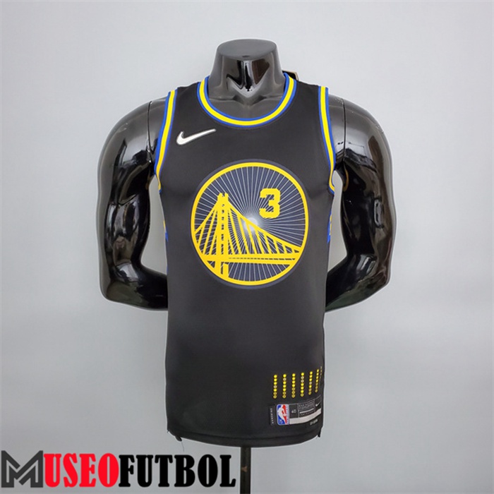 Camiseta Golden State Warriors (Poole #3) Negro 75 Aniversario City Edition