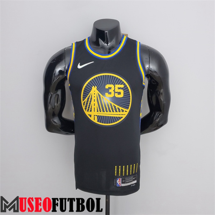 Camiseta Golden State Warriors (Durant #35) 2022 Negro City Edition