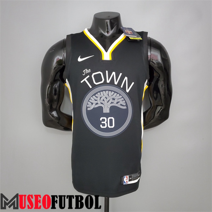 Camiseta Golden State Warriors (Curry #30) Negro