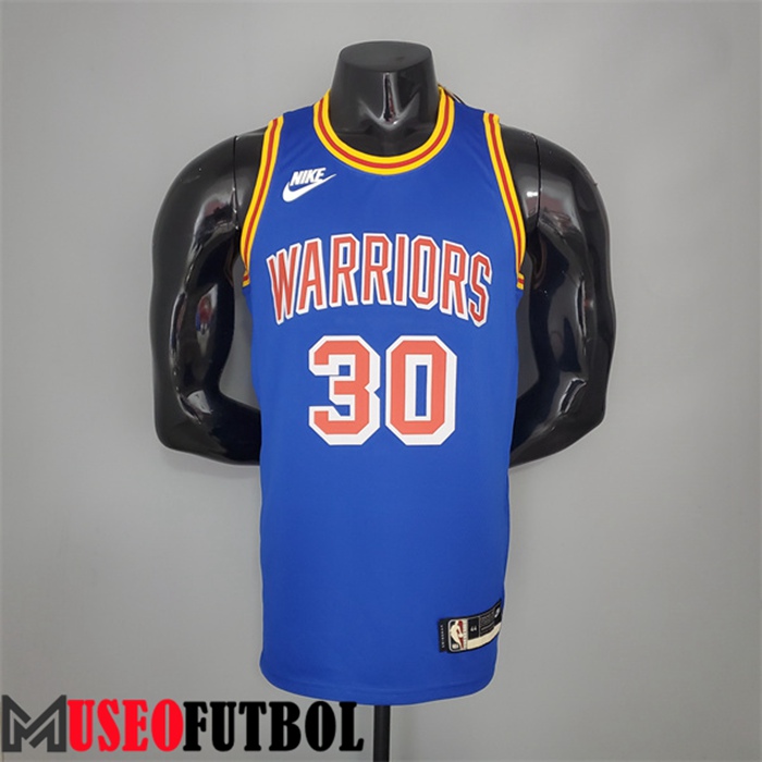 Camiseta Golden State Warriors (Curry#30) Azul 75 Aniversario