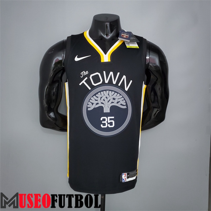 Camiseta Golden State Warriors (Durant #35) Negro