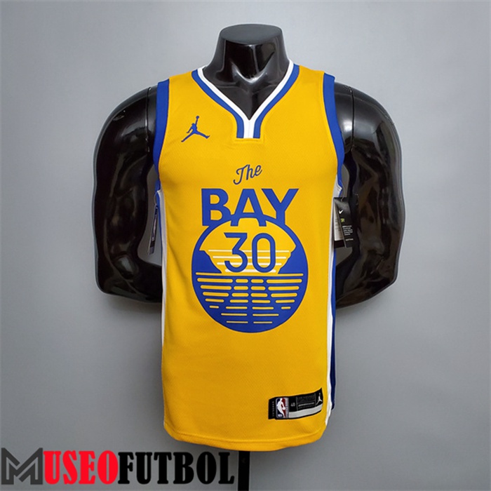 Camiseta Golden State Warriors (Curry #30) Amarillo