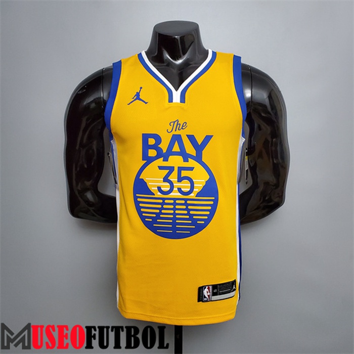 Camiseta Golden State Warriors (Durant #35) Amarillo