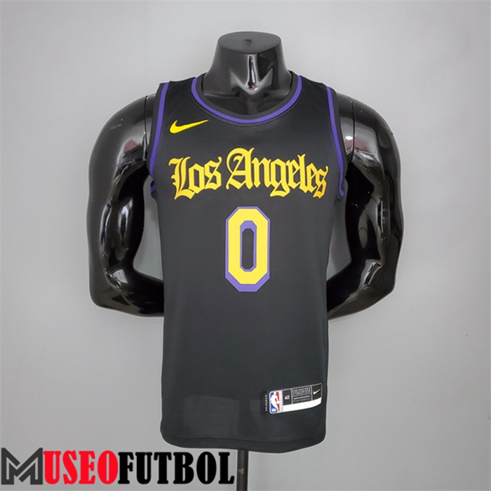 Camiseta Los Angeles Lakers (Kuzma #0) 2021 Negro