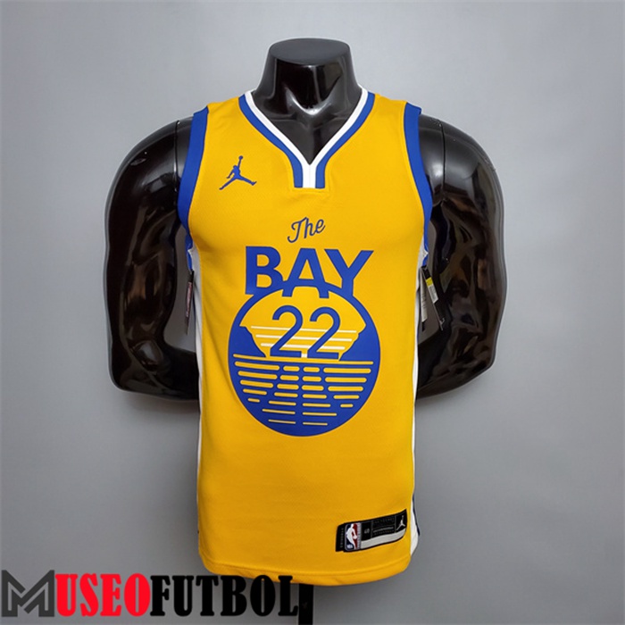 Camiseta Golden State Warriors (Wiggins #22) Amarillo