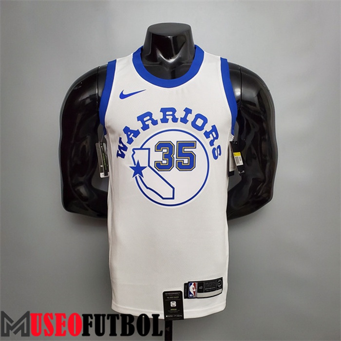 Camiseta Golden State Warriors (Durant #35) Blanco Retro Version