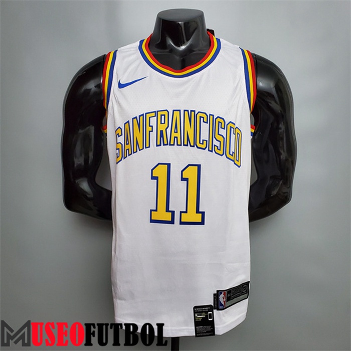 Camiseta Golden State Warriors (Thompson #11) Retro Blanco