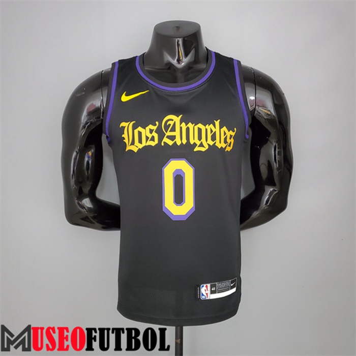 Camiseta Los Angeles Lakers (Young #0) 2021 Negro