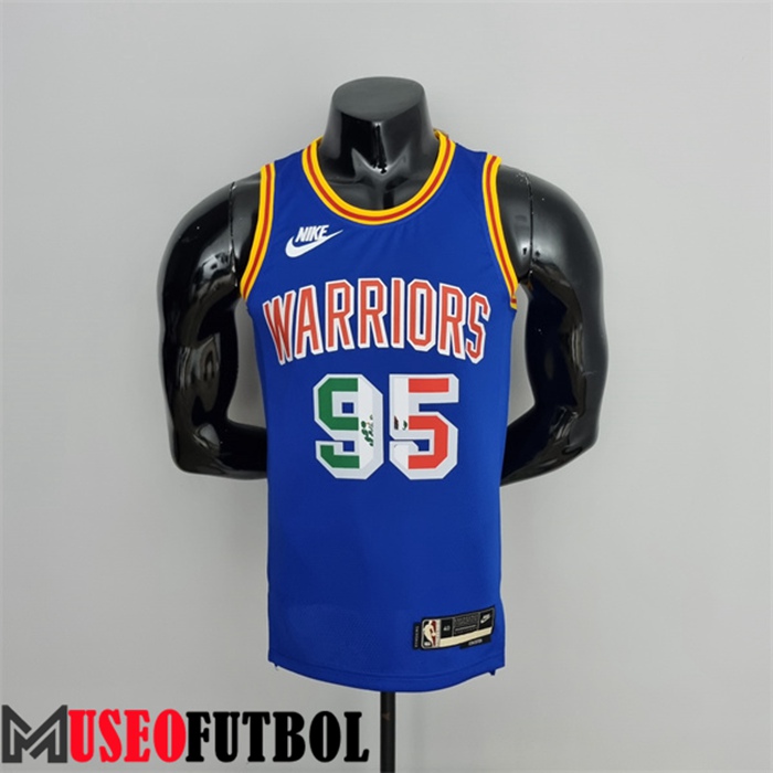 Camiseta Golden State Warriors (Toscano #95) Azul México Exclusive