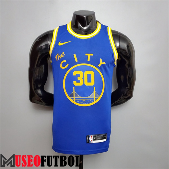 Camiseta Golden State Warriors (Curry #30) Azul Tram Version