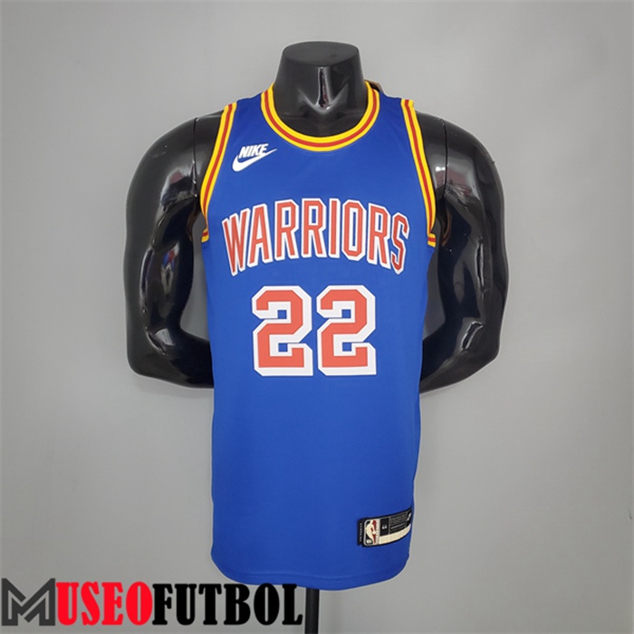 Camiseta Golden State Warriors (Wiggins #22) Azul 75 Aniversario