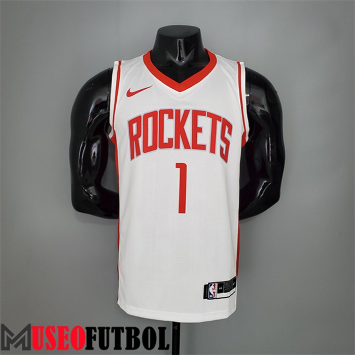 Camiseta Houston Rockets (McGrady #1) 2021 Blanco