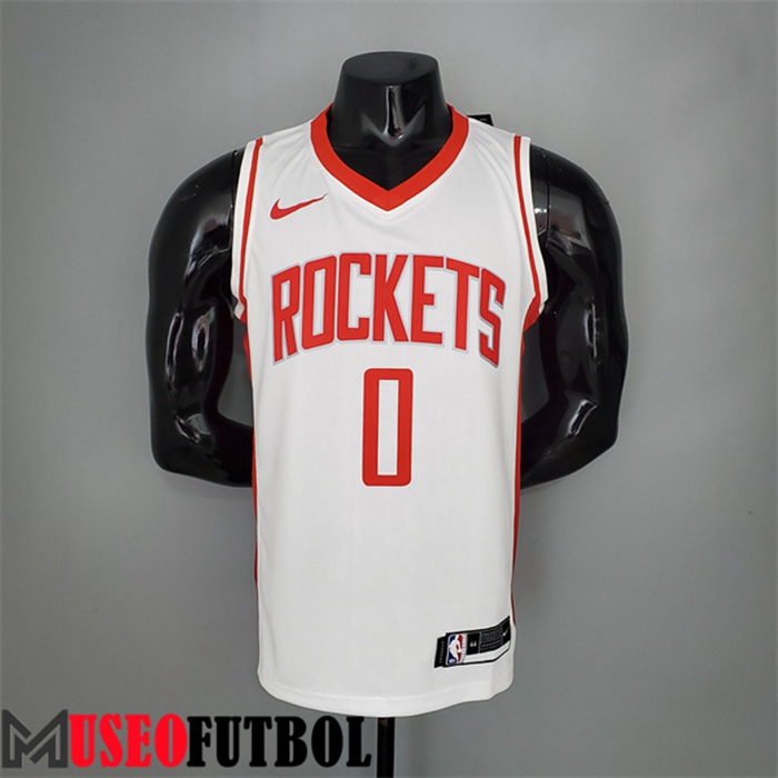 Camiseta Houston Rockets (Westbrook #0) 2021 Blanco