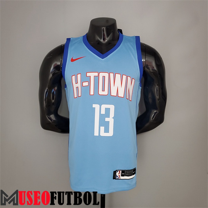 Camiseta Houston Rockets (Harden #13) 2021 Azul City Edition