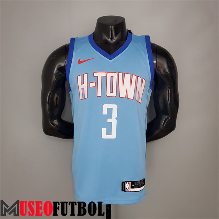 Camiseta Houston Rockets (Paul #3) 2021 Azul City Edition