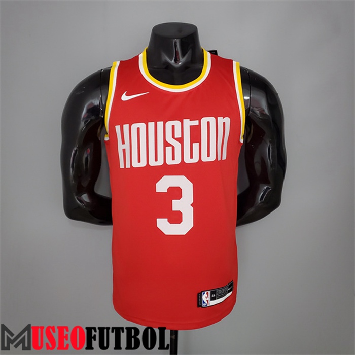 Camiseta Houston Rockets (Paul #3) Retro Rojo