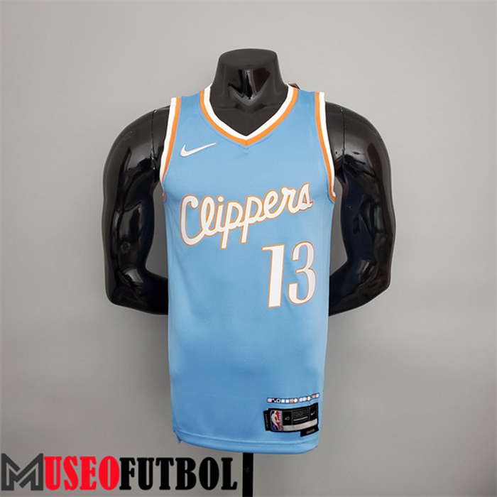 Camiseta Los Angeles Clippers (George #13) 2022 Season Azul City Edition